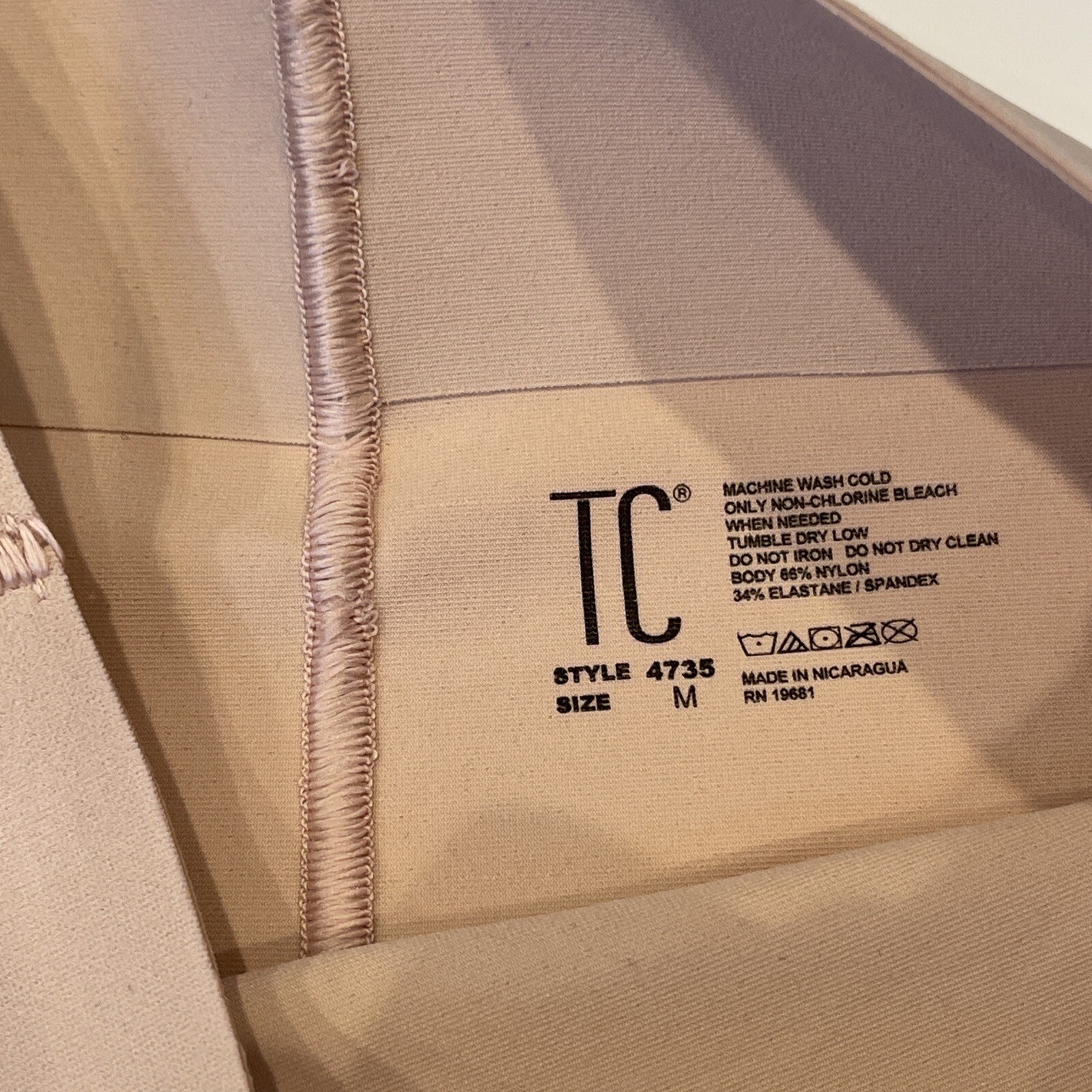 TC Fine Intimates Sleek Essentials Shapewear High Waist Brief – 4735 Size M