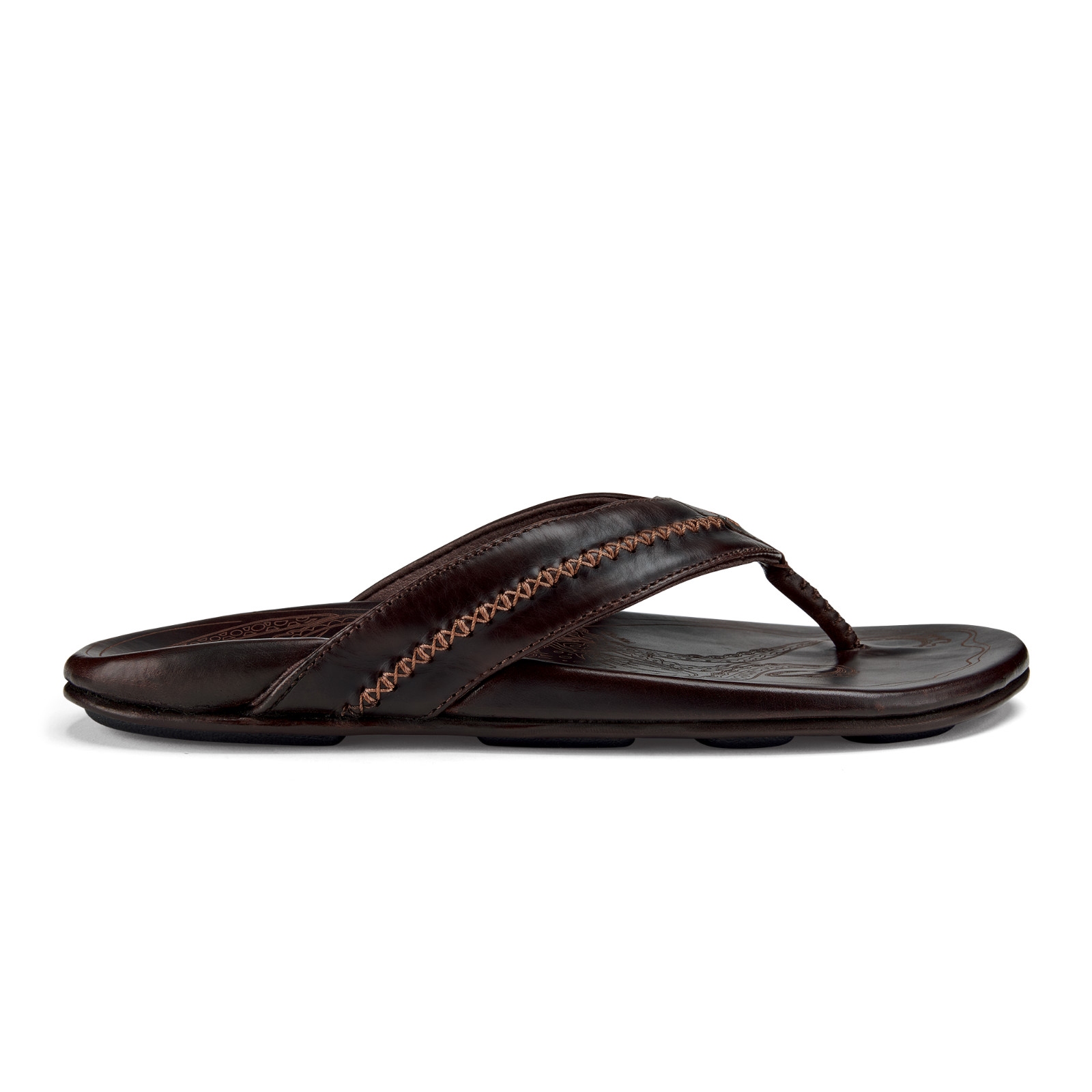 OluKai Mea Ola Men’s Leather Sandals Brand New Authentic