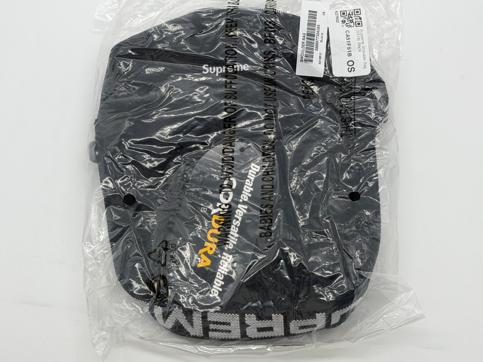 Supreme Shoulder Bag SS18 Black NEW