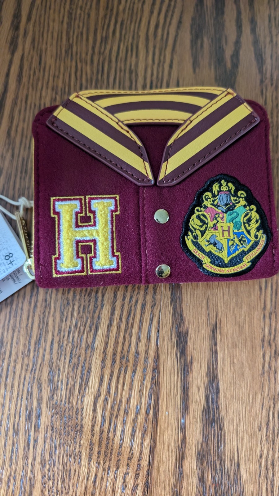 Loungefly Harry Potter Gryffindor Varsity Zip-Around Wallet NWT