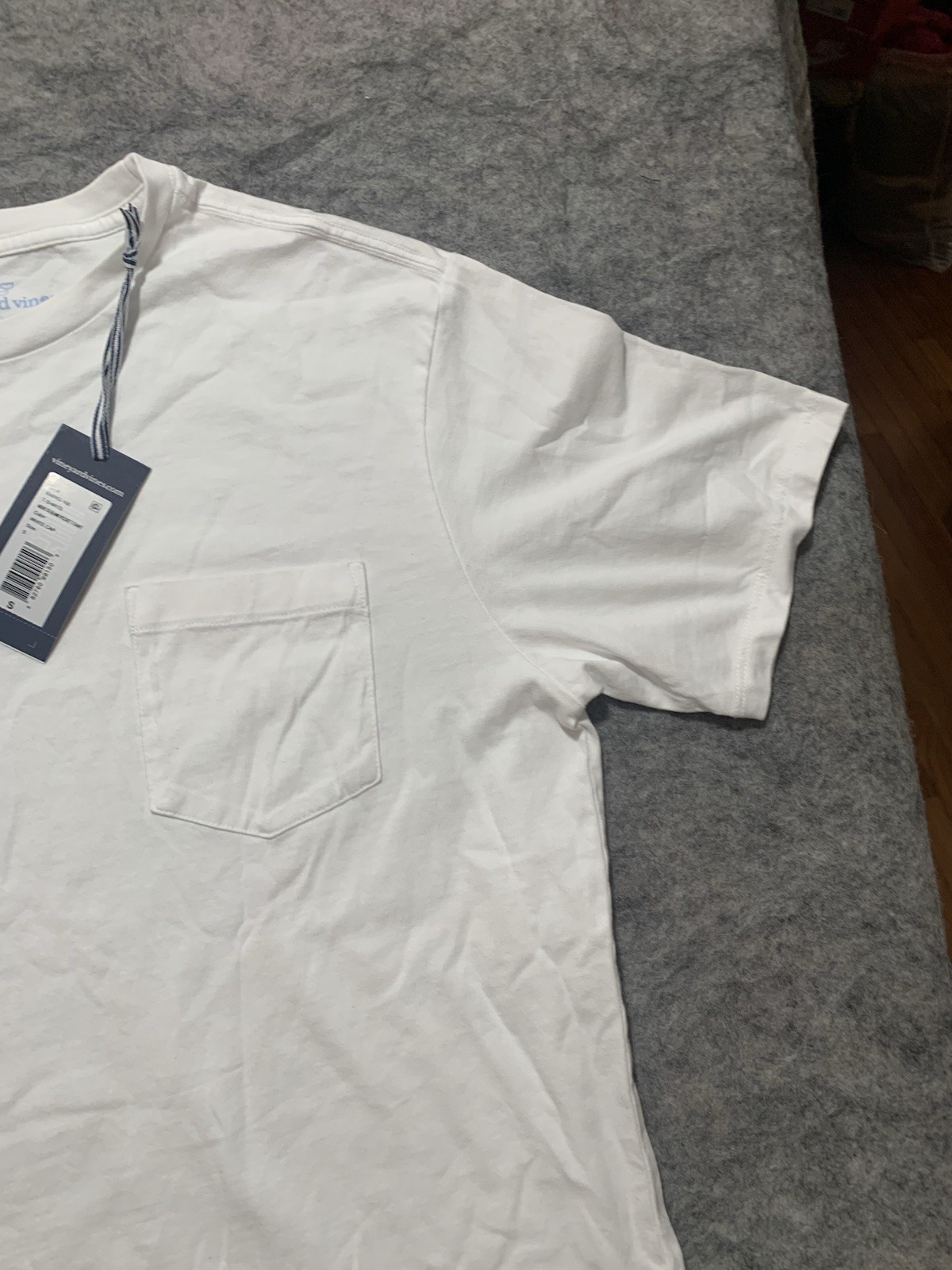 Vineyard Vines Men’s Short Sleeve Pocket T-Shirt White Size Small (S) – NWT