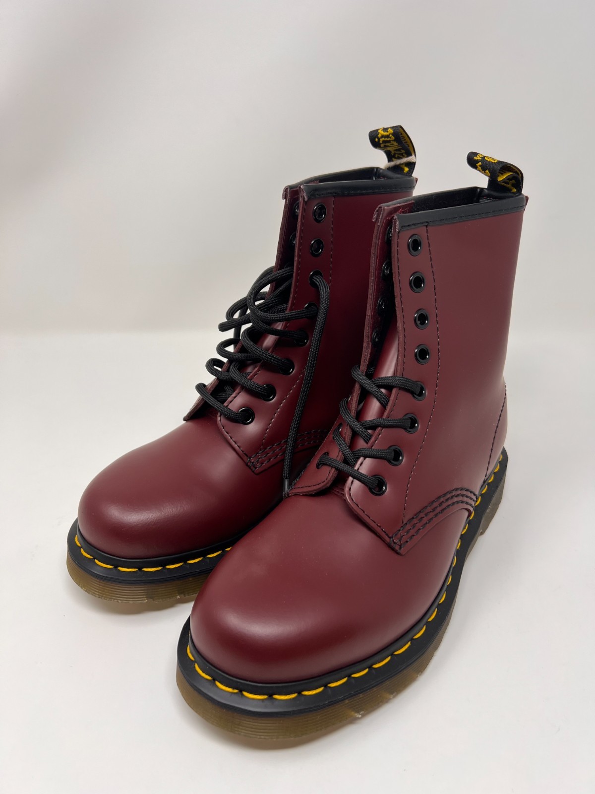 Dr Martens Boots – Dr Martens 1460 Smooth Boots – Cherry Red （W US：5/ M US：4）