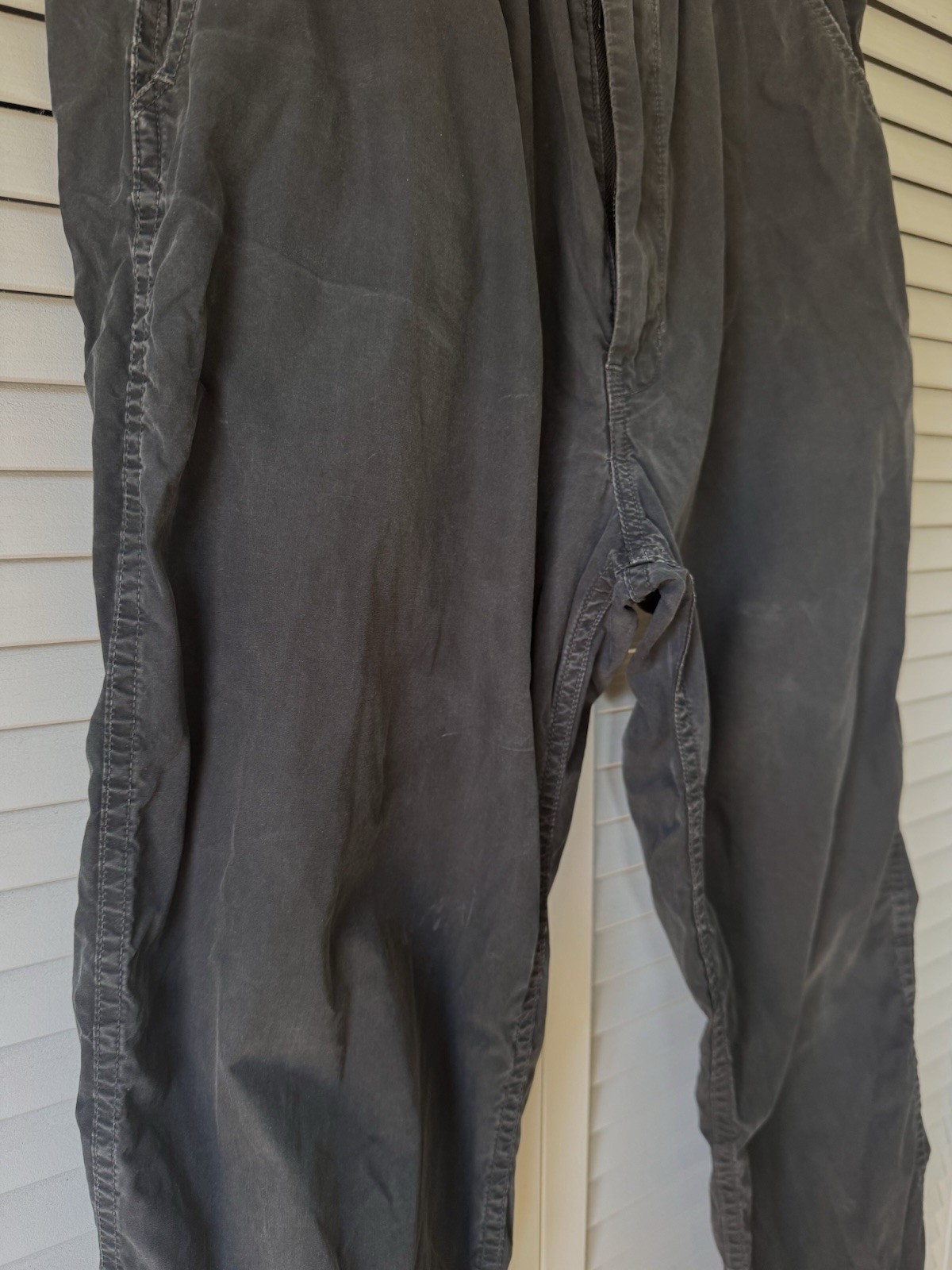 orslow Japan New Yorker Pants Typewriter Cloth Black 3 M Used No Drawcord