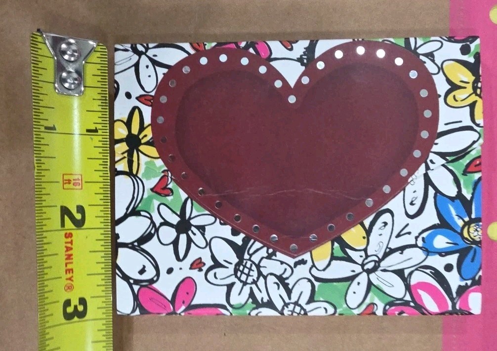Brighton Logo Pocket Notebook Notes Magnetic Latch Hearts Flowers Love Cute