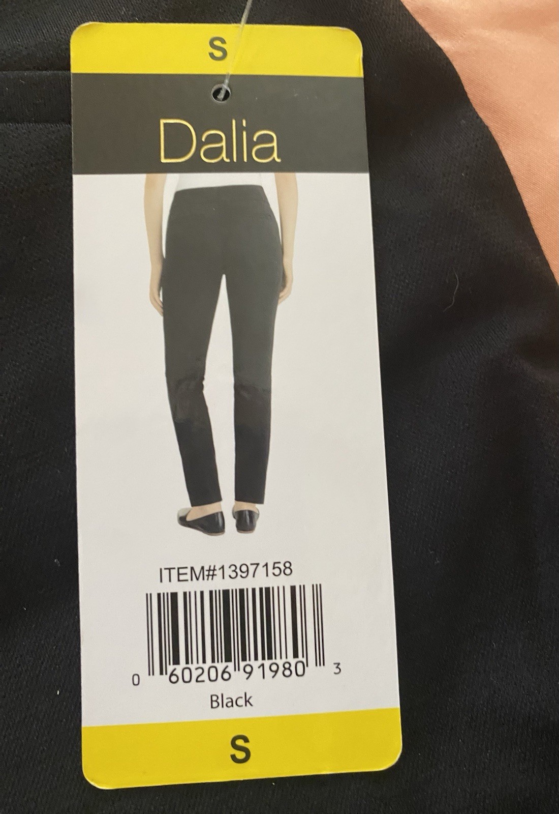 ~NWT~ DALIA WOMEN’S SMALl BLACK PULL-On SLIM LEG STRETCH COMFORT PANTS 1397158