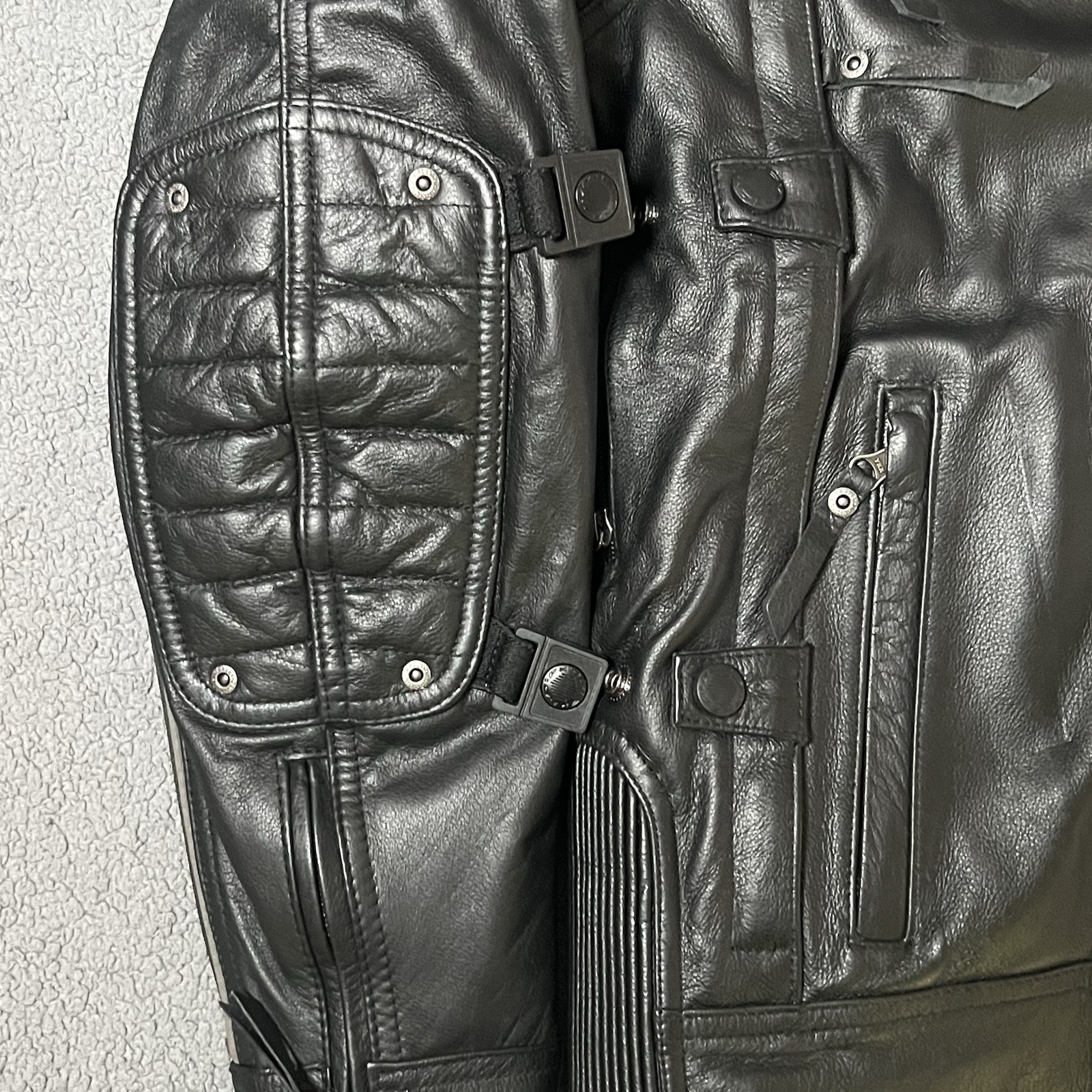 Harley Davidson jacket Med black leather FXRG waterproof switchback 98095-15VM