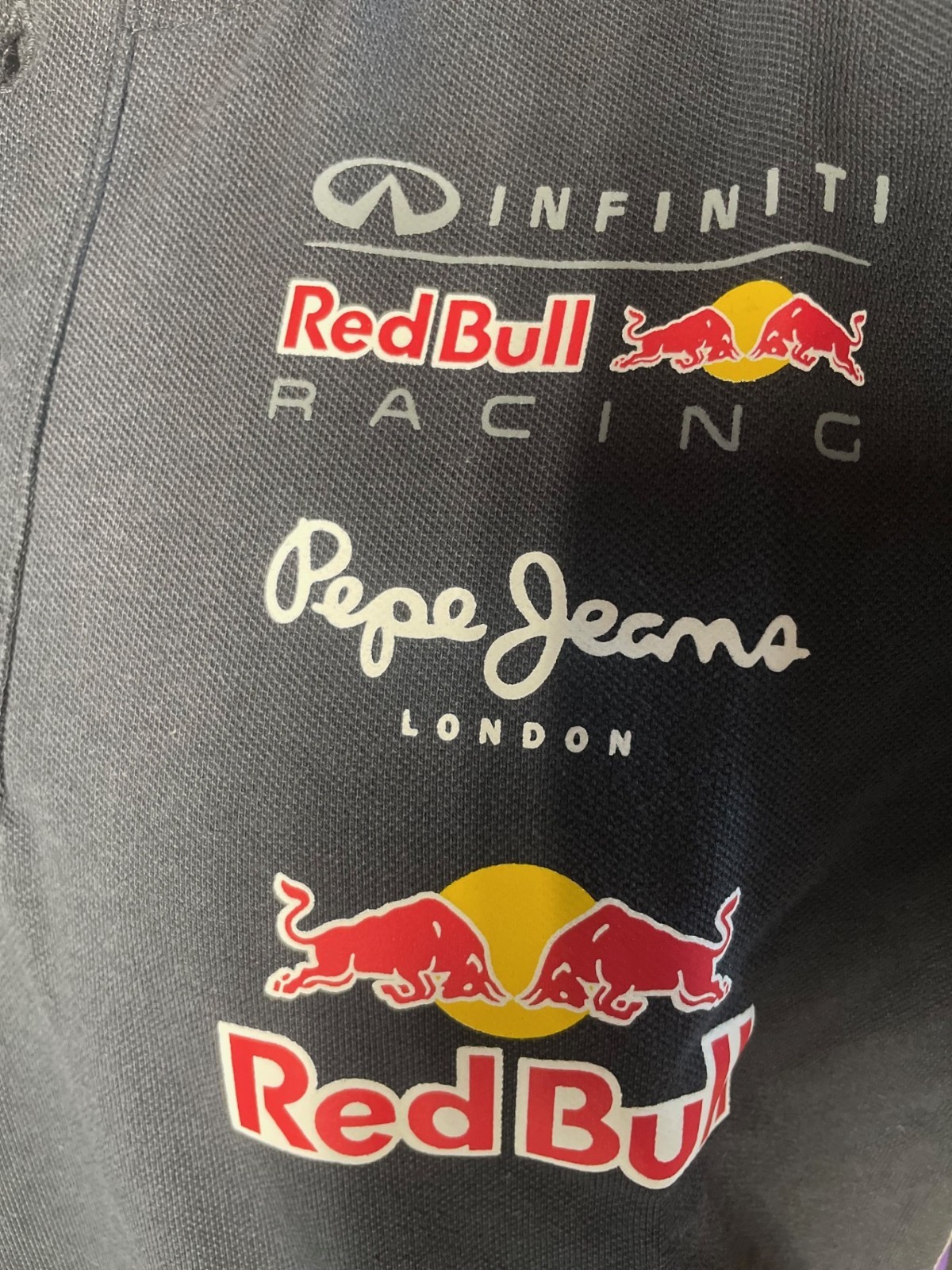 NEW Red Bull Racing F1 Formula 1 Men’s Polo Shirt 2012 Genuine VINTAGE- XL