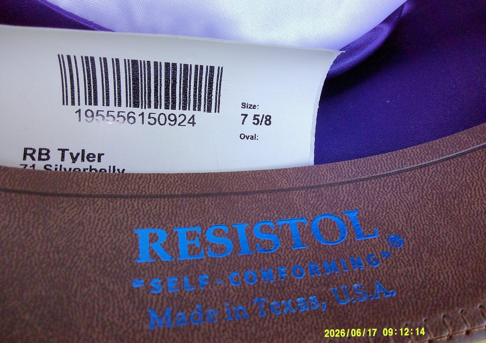 Cowboy, Josey Wales, Civil War, hat, Resistol, 7 5/8, Silverbelly,Fur Felt ,New,