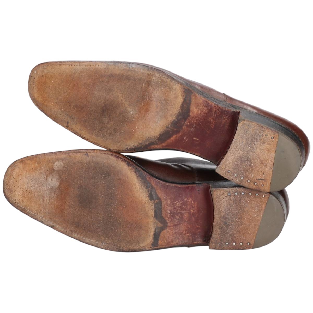 JM Weston Semi-Brogue Plain Toe Shoes, Made in France, Men’s Size 11.4″ (app…