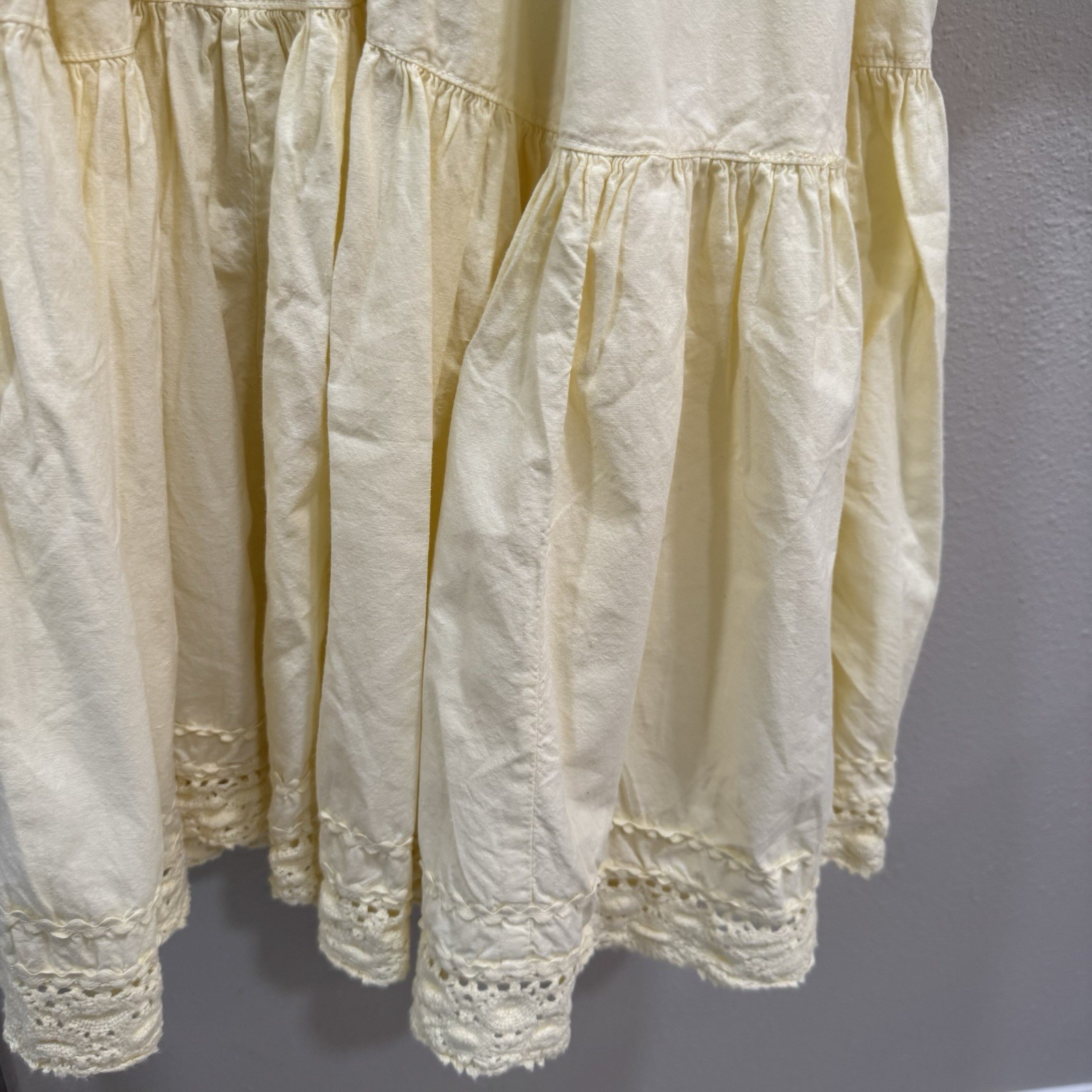 Vintage Oxygen Brand Lace-Up Vest/Skirt Sz L Victorian Romantic Coquette Corset