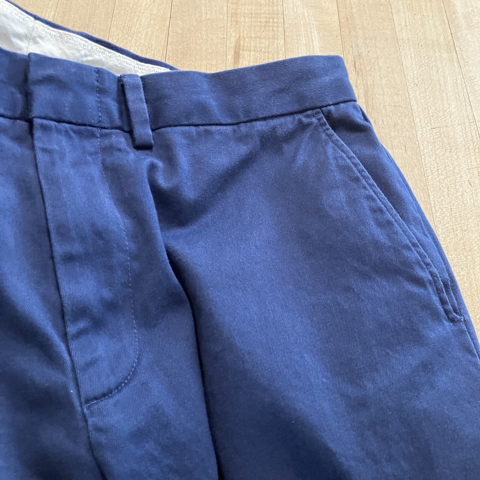 J.Crew Mens Bowery Stretch Slim Cotton Chino Work Pants Size 32×32 Blue AN NWT