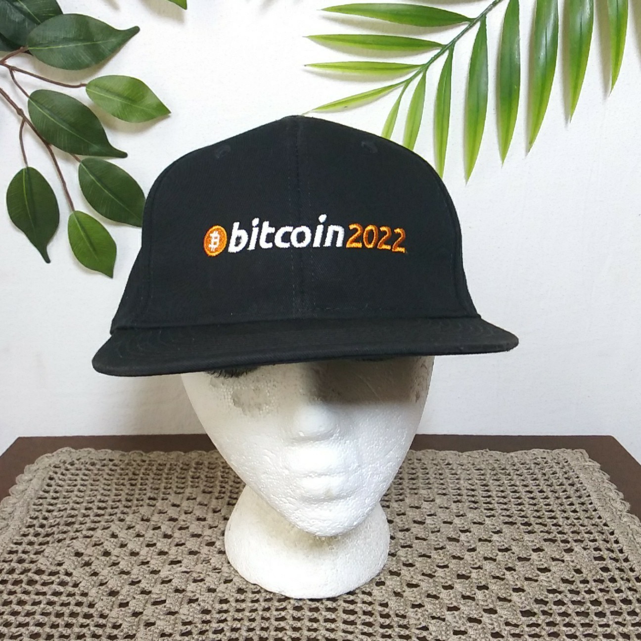 Bitcoin 2022 Snapback Hat Black Crypto Currency Miami Conference