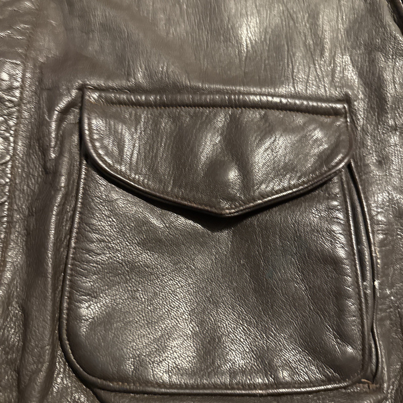 Vtg Avirex Limited Leather Bomber Military Jacket (Read Below) Lg-XL
