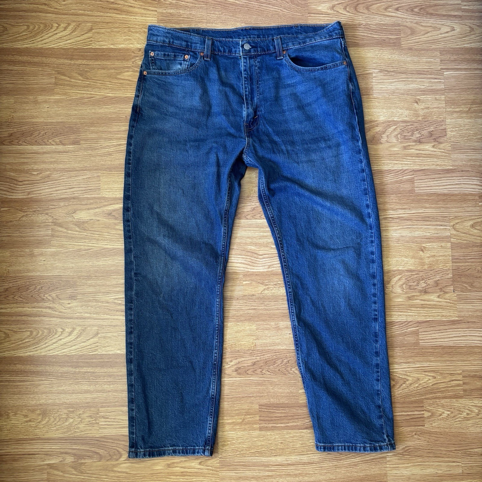 Levi’s 505 Jeans Mens 40×32 Blue Regular Fit Straight Leg Medium Wash Denim