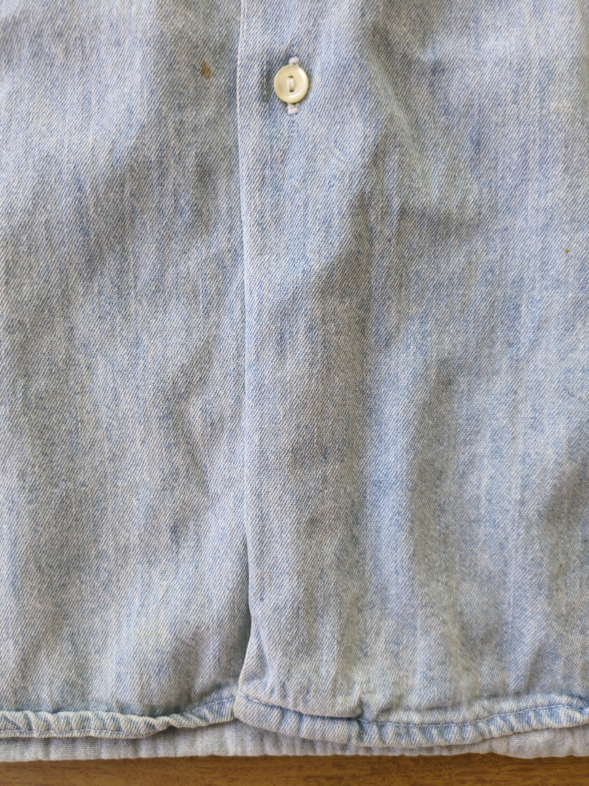 1993 GAP Hand Painted Denim Shirt XXL Vintage USA Made Western Native Art