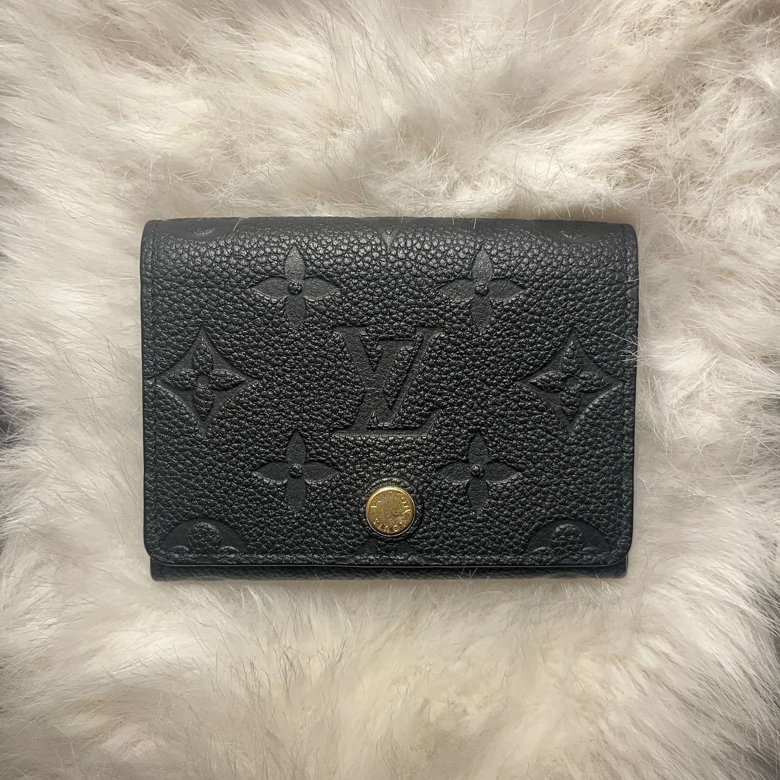 Louis Vuitton Business Card Holder Monogram Empreinte Leather