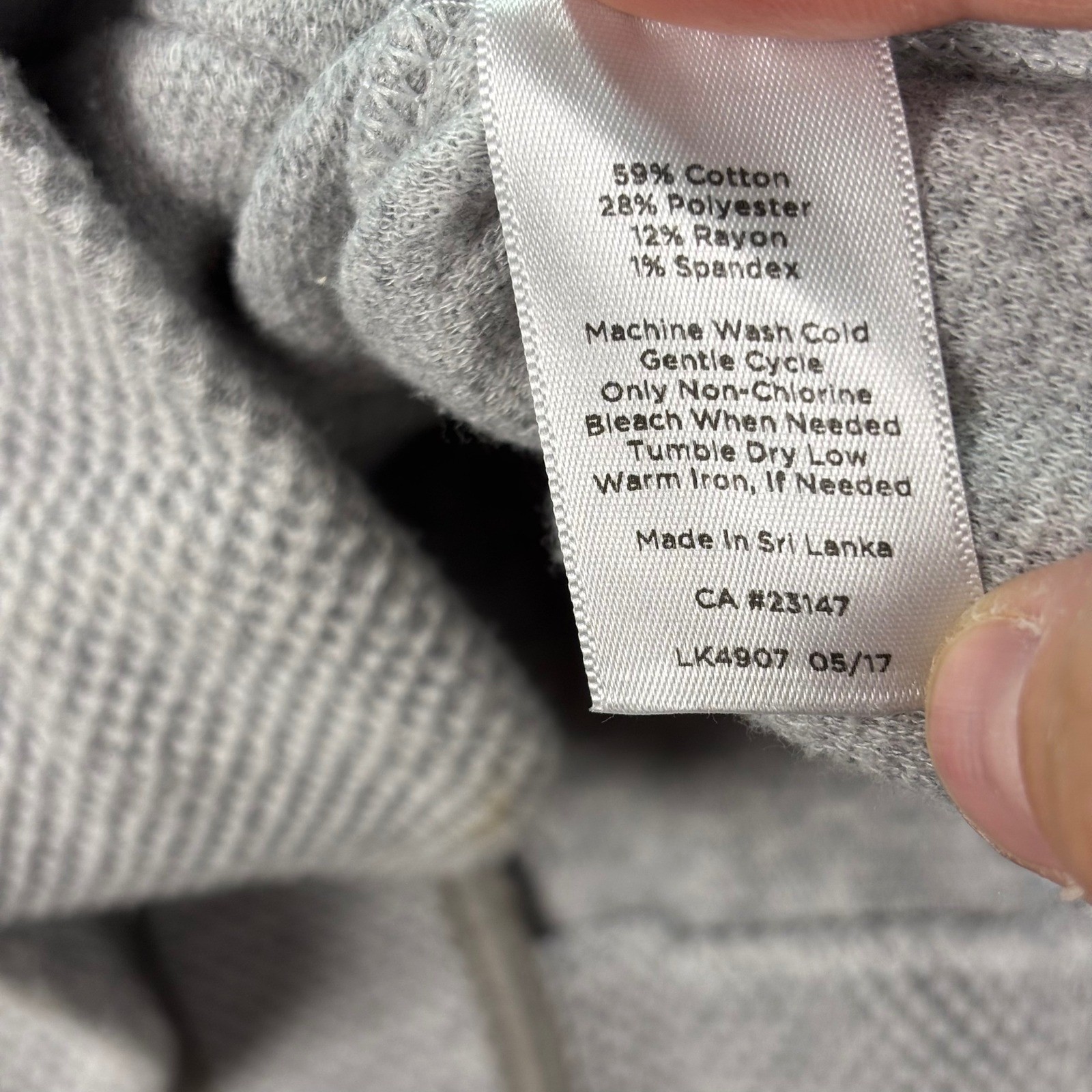 Talbots Women’s Gray Textured Knit Blazer Jacket Pockets Lined Workwear Sz 6