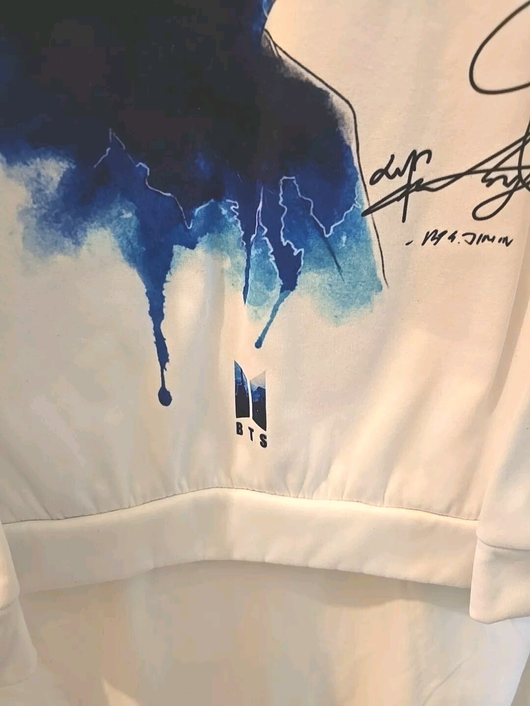 BTS Jimin Merch Army Sweater Hooded Long Pullover Sleeve XXL Music K-POP