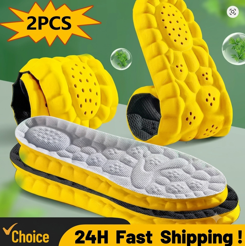 Soft Shoe Pads Support Shock Absorption Cushion Work Comfort Orthotic Insoles