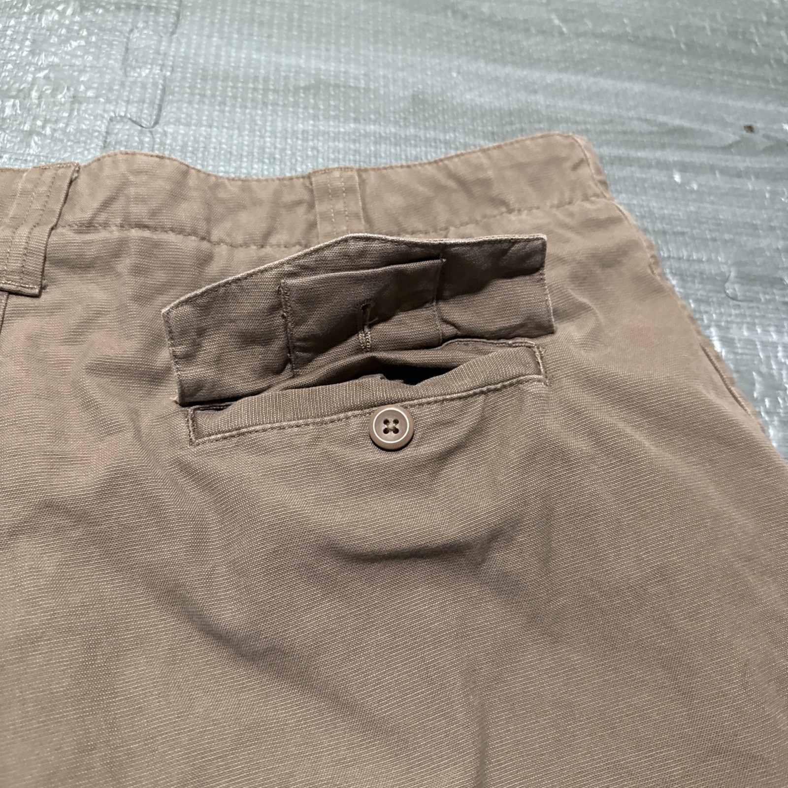 Eddie Bauer Shorts Ripstop Classic Outdoor 10” Men’s 36 Brown Travel Work Cotton
