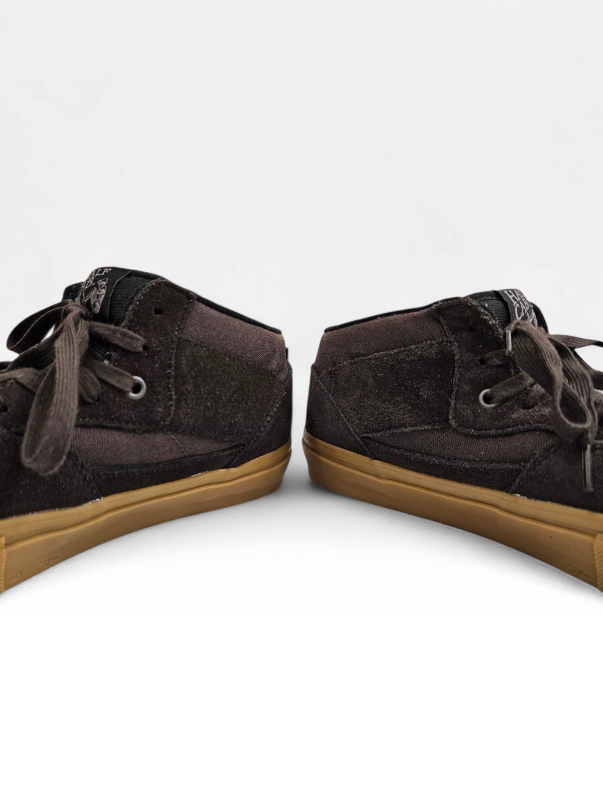 VANS Skate Men Half Cab Brown Gum Suede Low Sneakers 12M