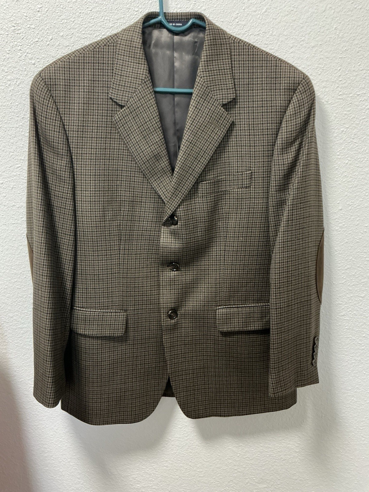 Lauren Ralph Lauren Men’s 40S Blazer Jacket 100% Wool Plaid Houndstooth
