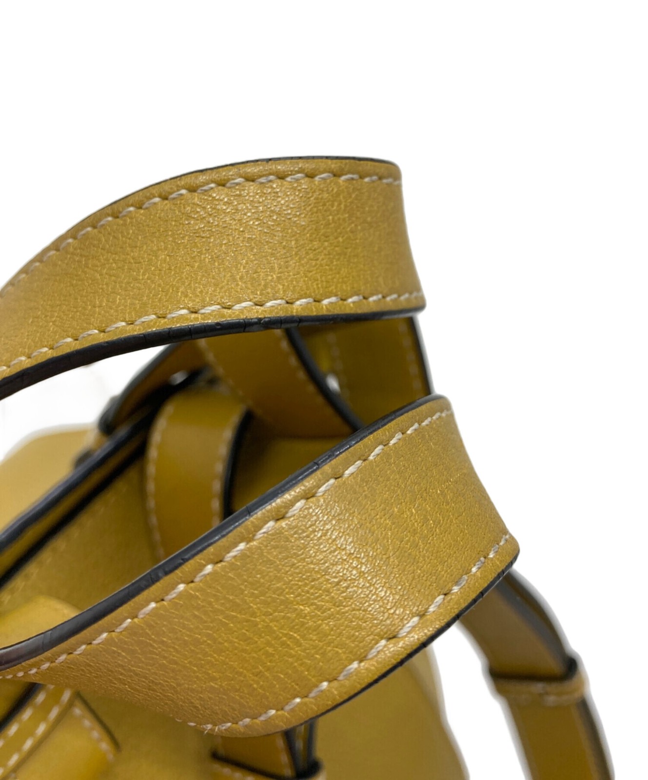 Loewe Hammock Drawstring Bag 061936 Color Yellow Size Width 10.63 in Women 99