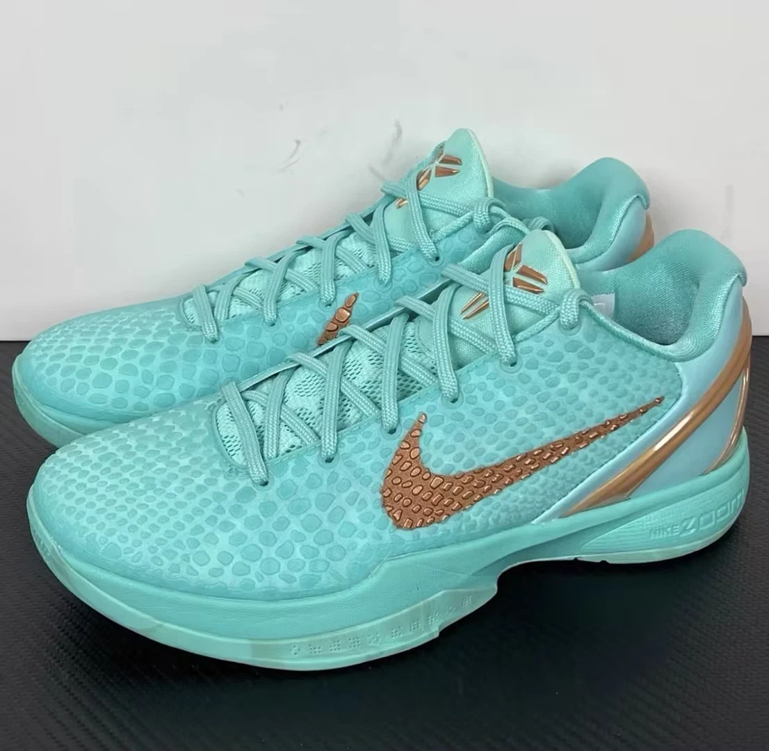 alen Brunson x Zoom Kobe 6 Protro ‘Statue of Liberty Men’s IQ5774-300 Size10