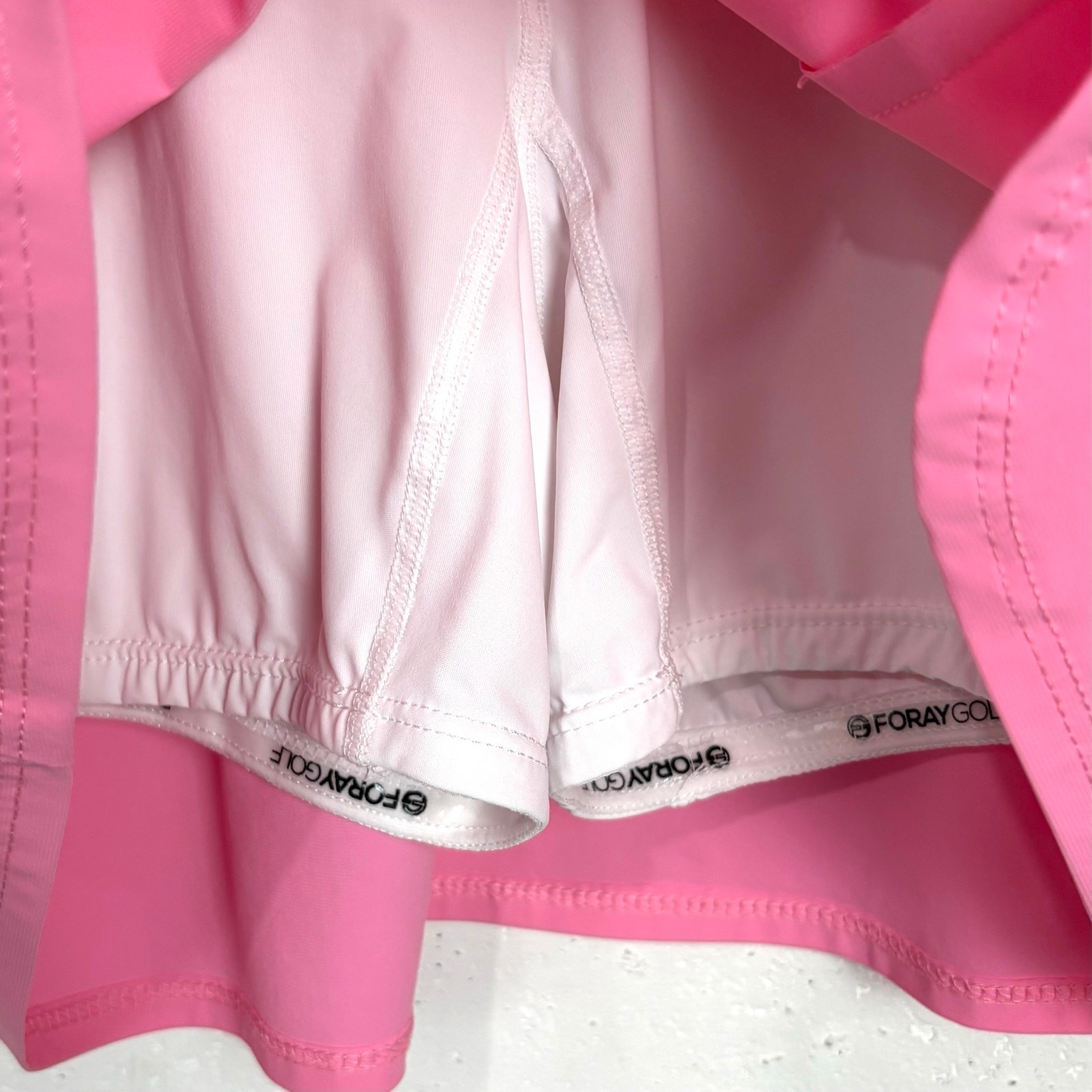 Foray Elastic Wide Waistband Skort A-Line Built In Shorts Sachet Pink Size Small