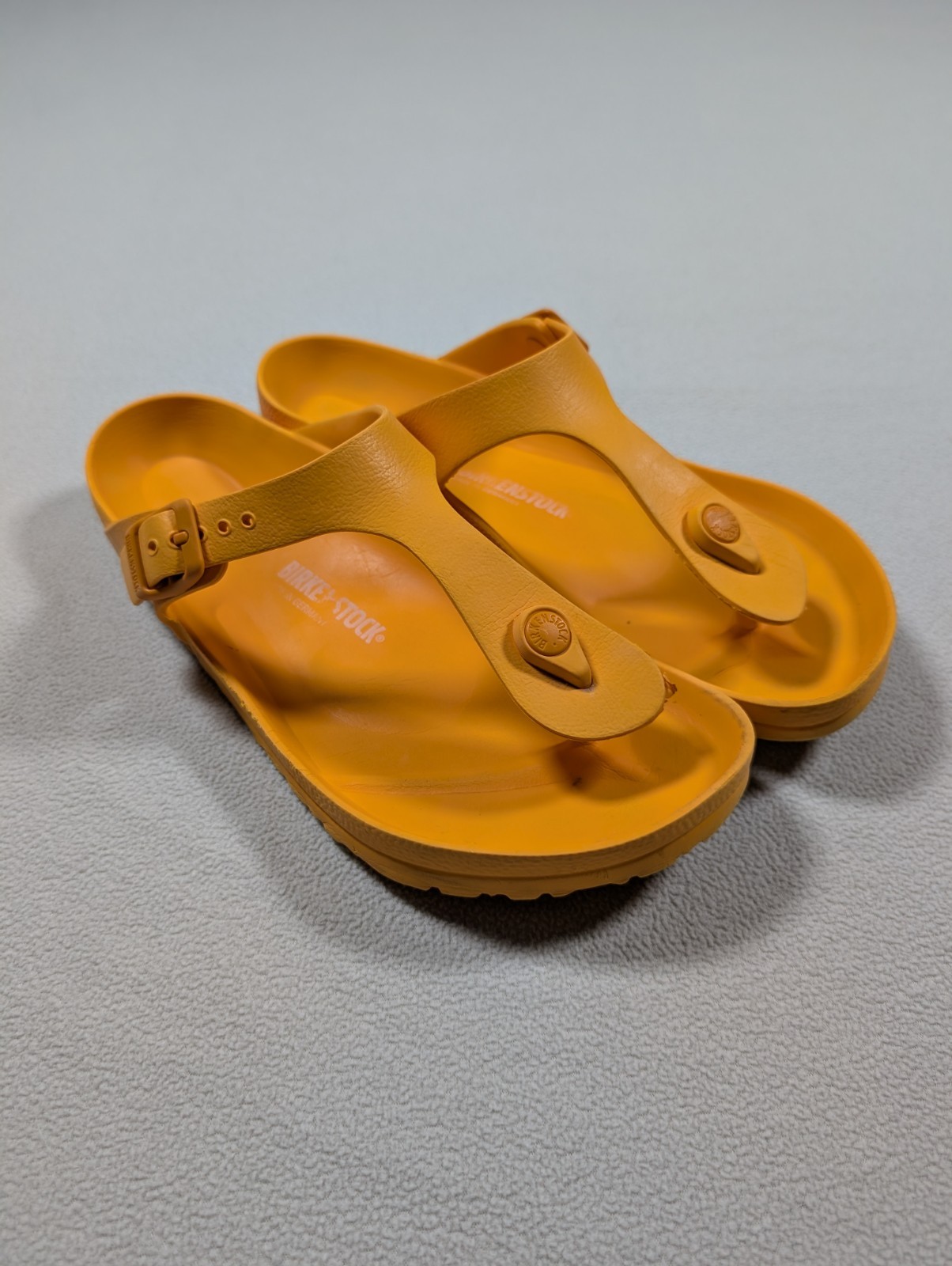 Birkenstock Gizeh EVA Rubber Slide Sandal Papaya Women Size 40 US 9 Recovery