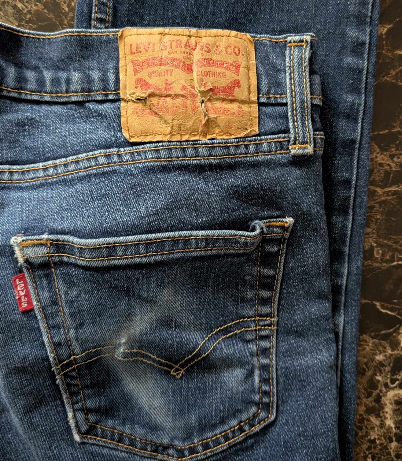 Levi’s Premium Men’s 511 Slim Fit Blue Jeans Size 34×32