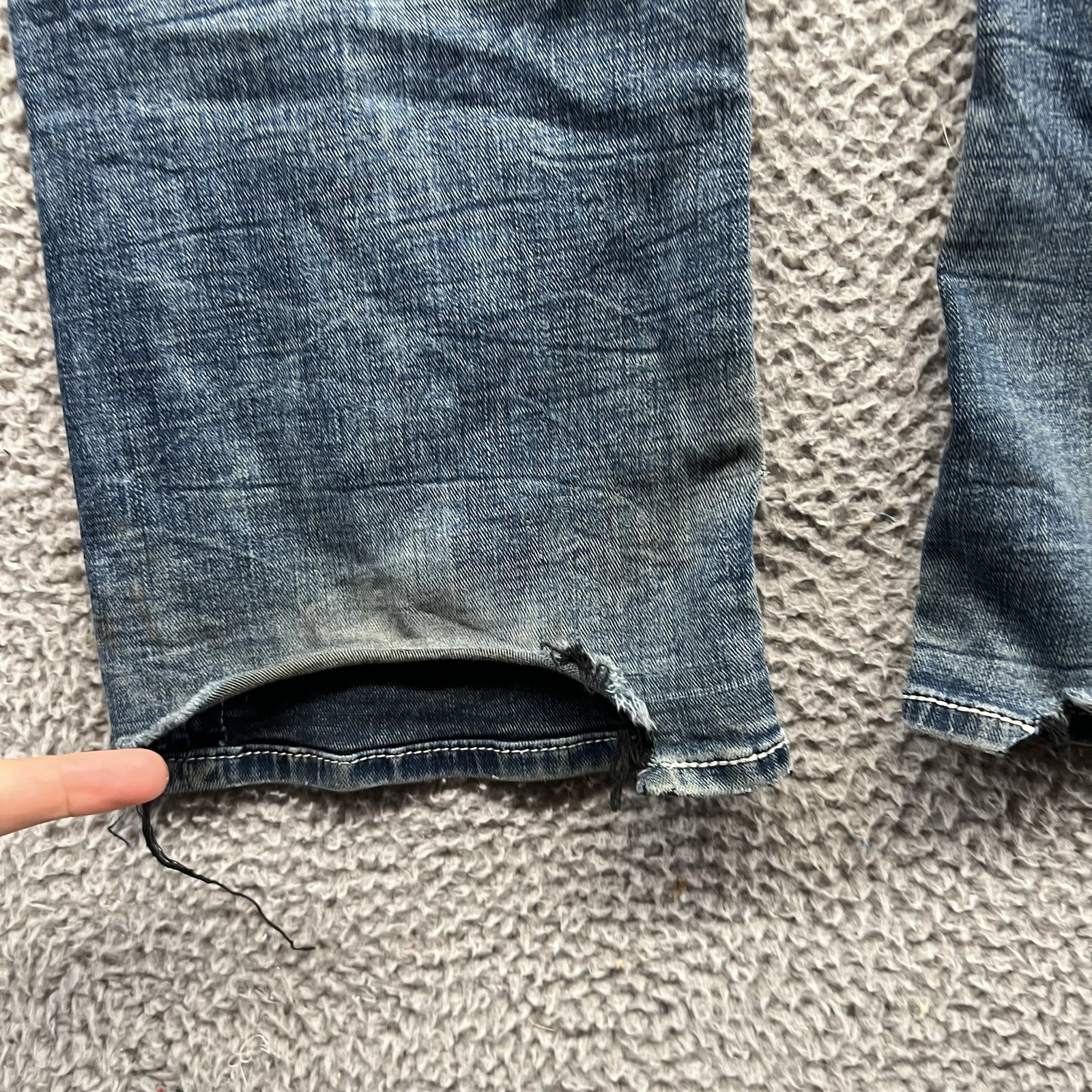 Salvage Mayhem Boot Jeans Mens 32 R Fit 33×32 Blue Denim Pants BKE Buckle Cut