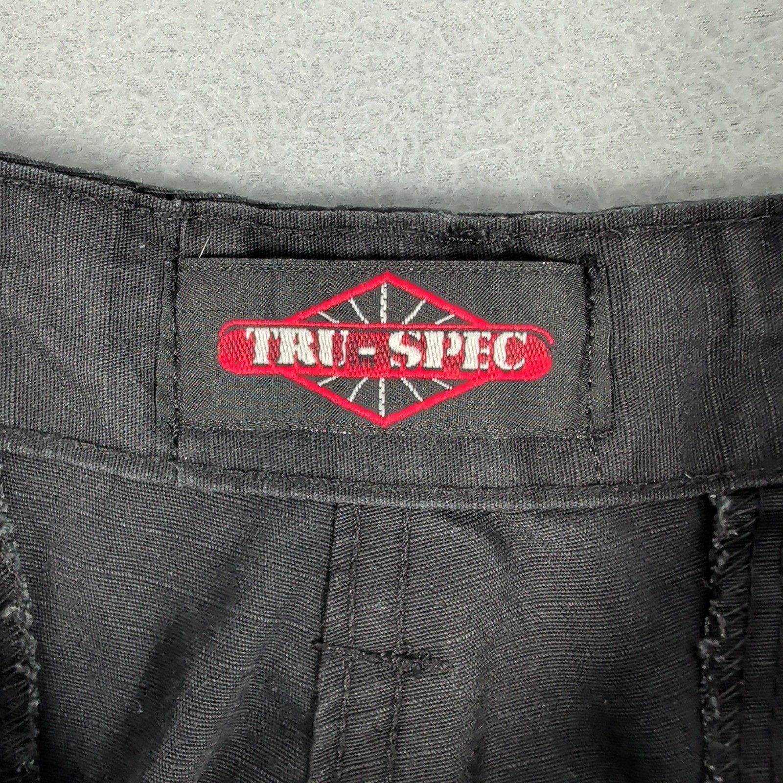 Tru-Spec Cargo Pants Mens Medium Black Tactical Response Uniform Ripstop 4393
