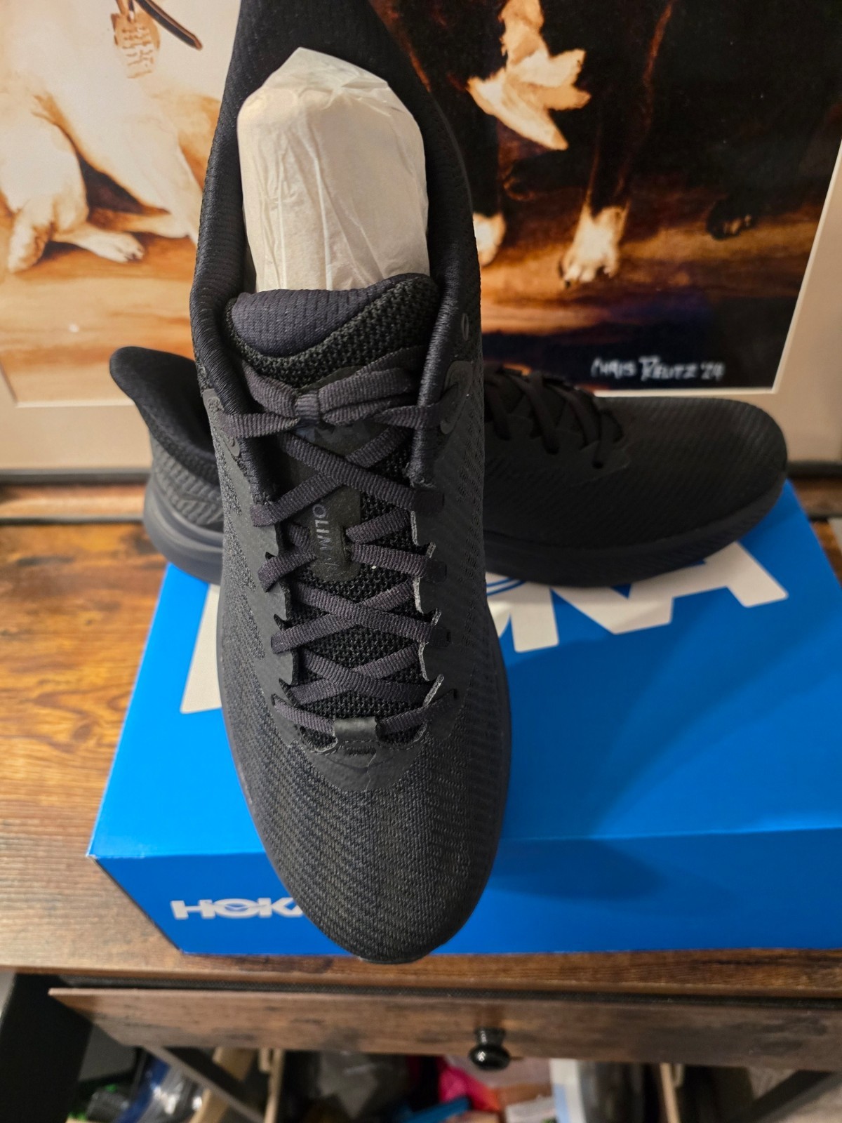 Hoka One One Solimar Triple Black Men’s Size 13 Running Shoes 1123074-BBLC NEW