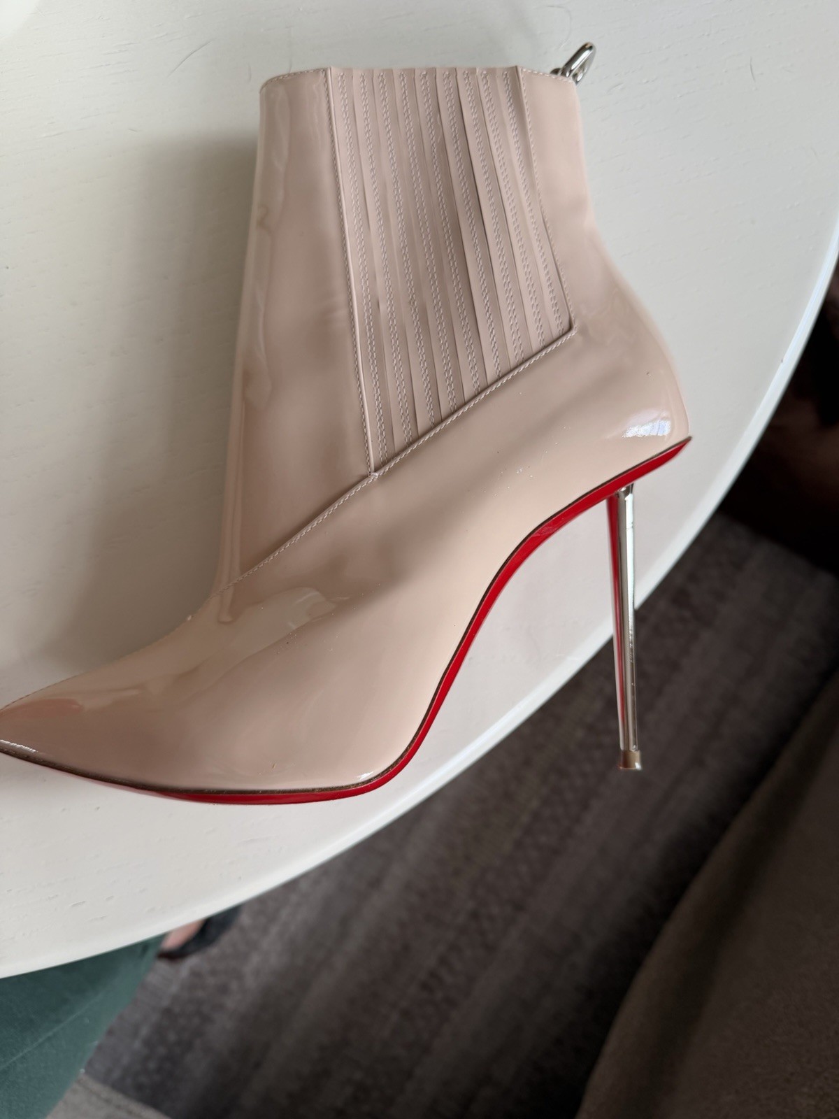 Christian Louboutin So Kate 120mm Size 37.5 – Nude Worn Twice