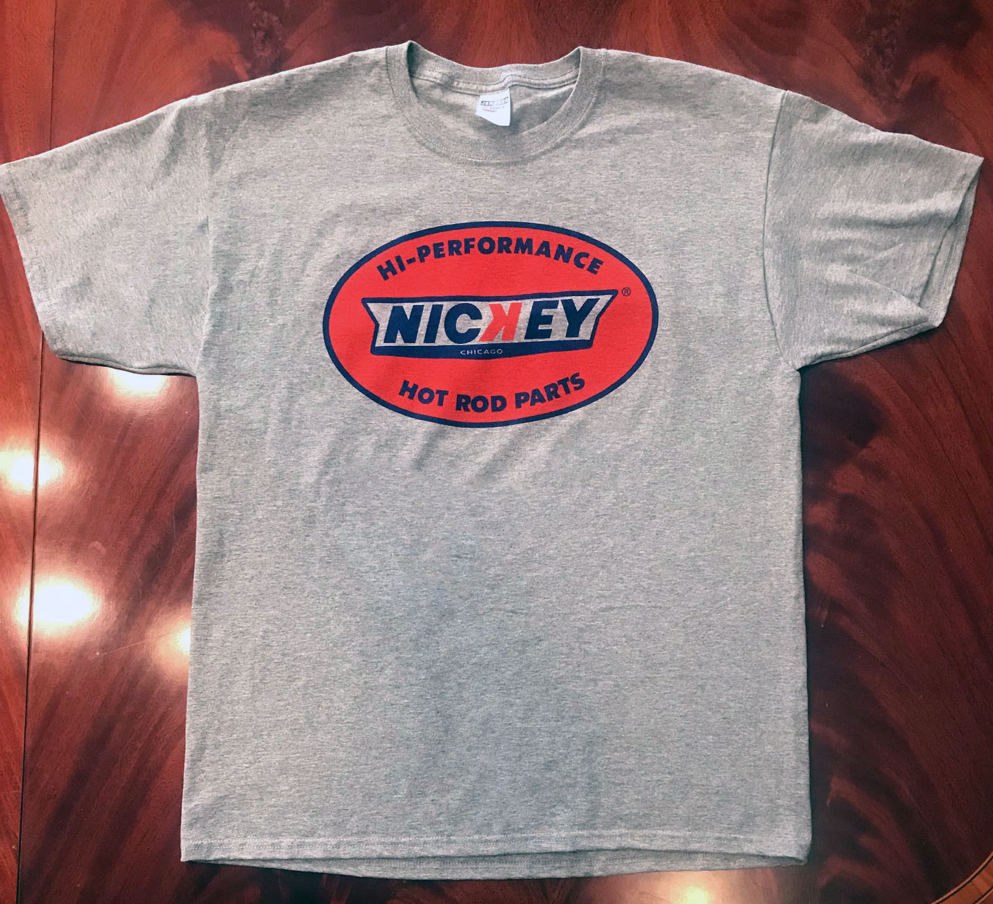 Official Nickey Chicago Brand Men’s Shirt – Gray