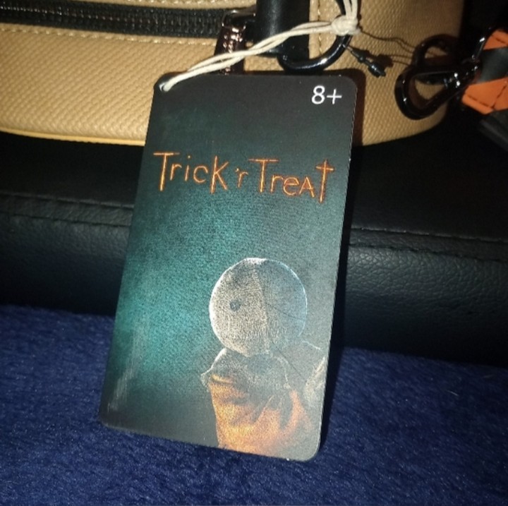 NWT Loungefly Trick ‘r Treat Sam Round Jack-O’-Lantern Crossbody Bag Zip Strap