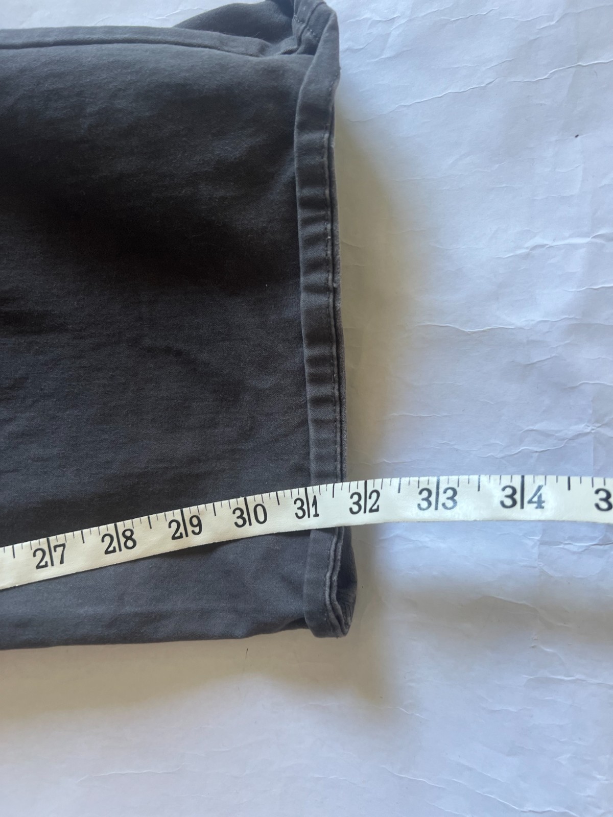 Men’s KIRKLAND SIGNATURE Gray Size 40×32 Zipper & Button Closure 5 Pockets Pants