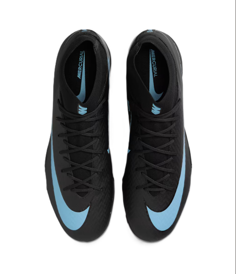 Nike Men’s Mercurial Superfly10 Academy TF High Soccer Black/Ice Blue FQ8331-001