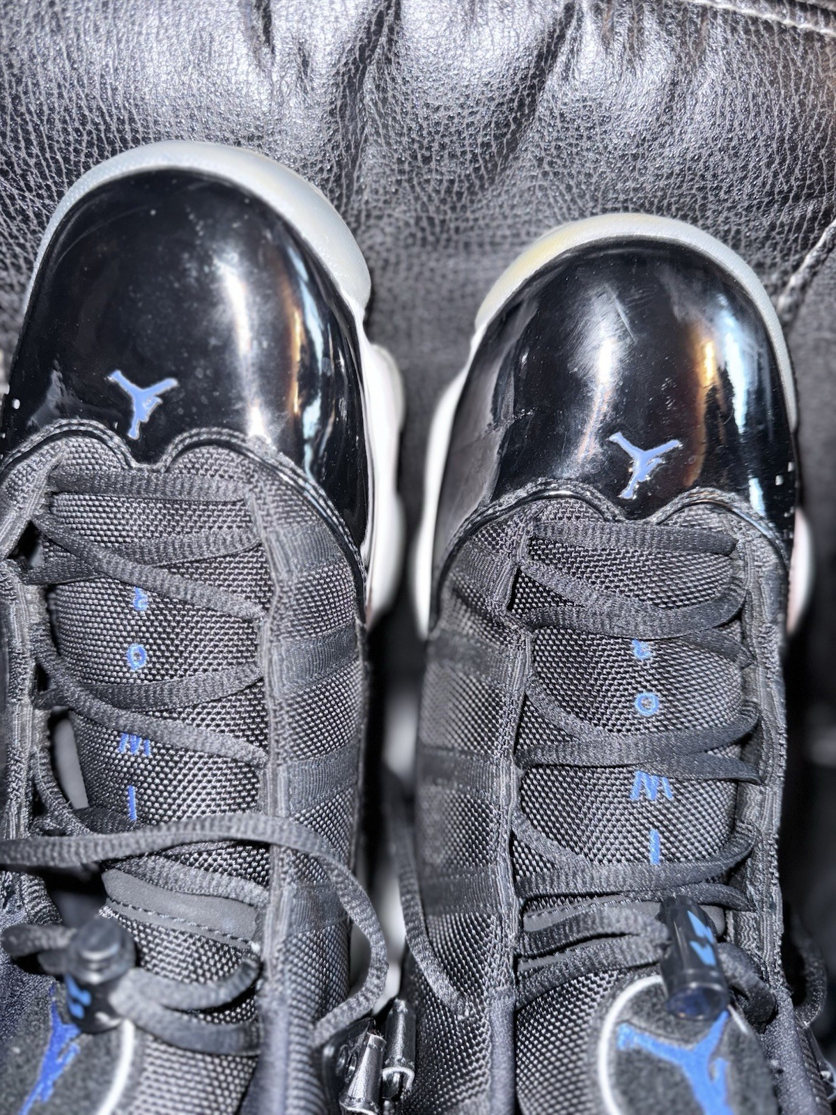 Nike Air Jordan 6 Rings Space Jam 2018 Black Blue Men’s Size 8 322992-016