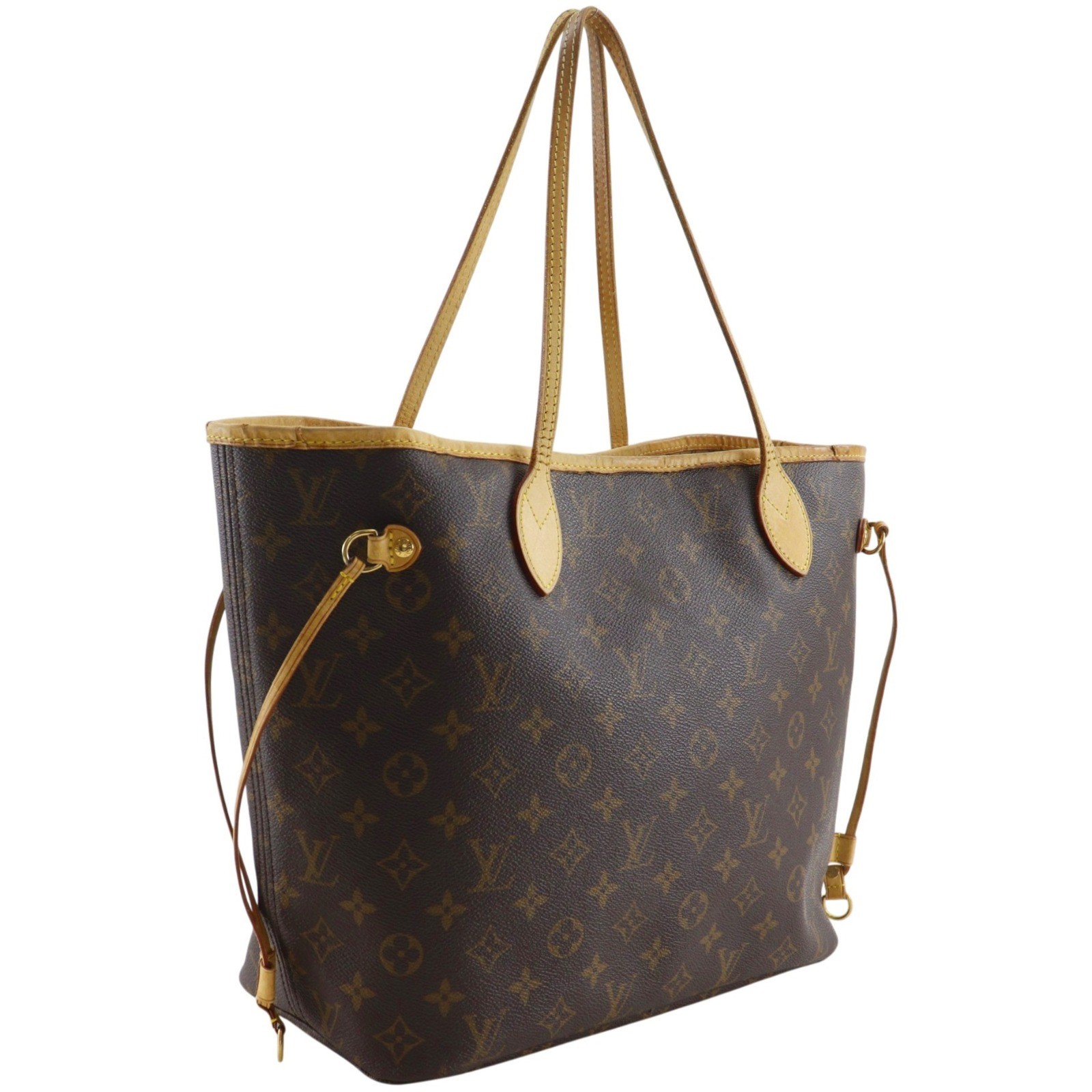 LOUIS VUITTON Neverfull MM Tote Bag M41177 Brown Monogram canvas Women