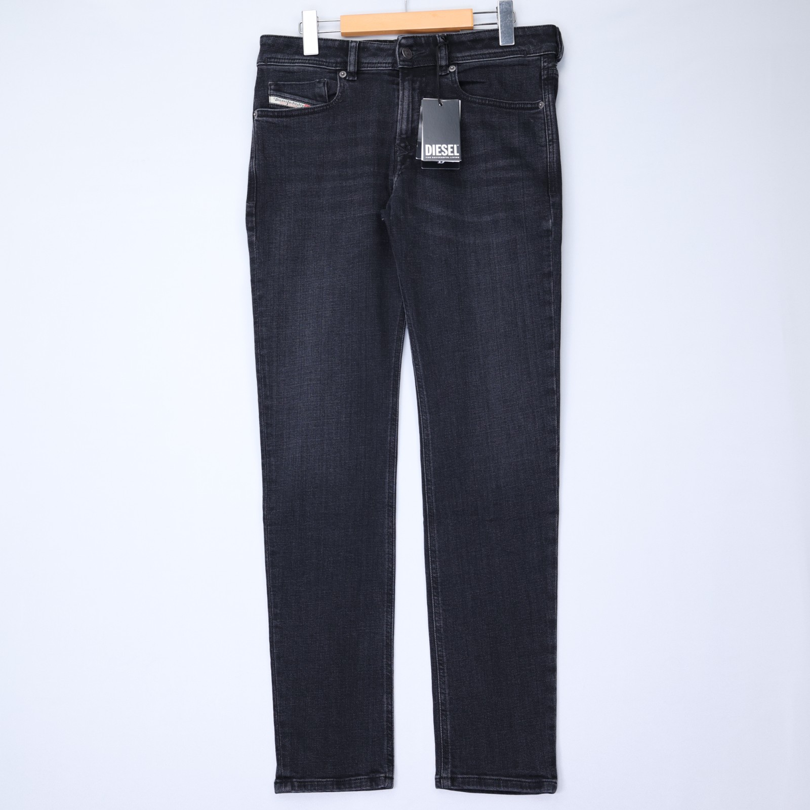 Diesel Mens Jeans 1979 Sleenker Trousers Skinny Leg Low Rise Black Size NWT