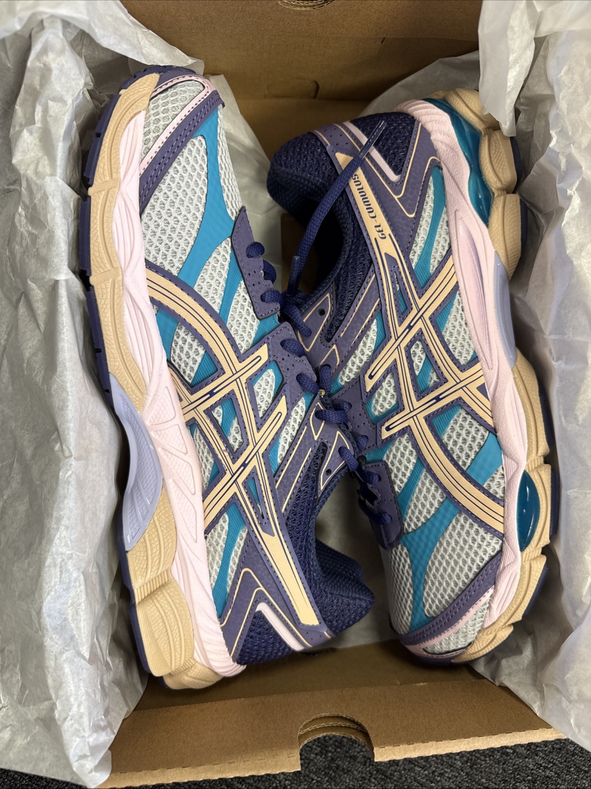 Asics Gel-Cumulus 16 ‘Purple Cloud Grey Bisque’ 1203A763-020 Men’s Size 9.5 NEW