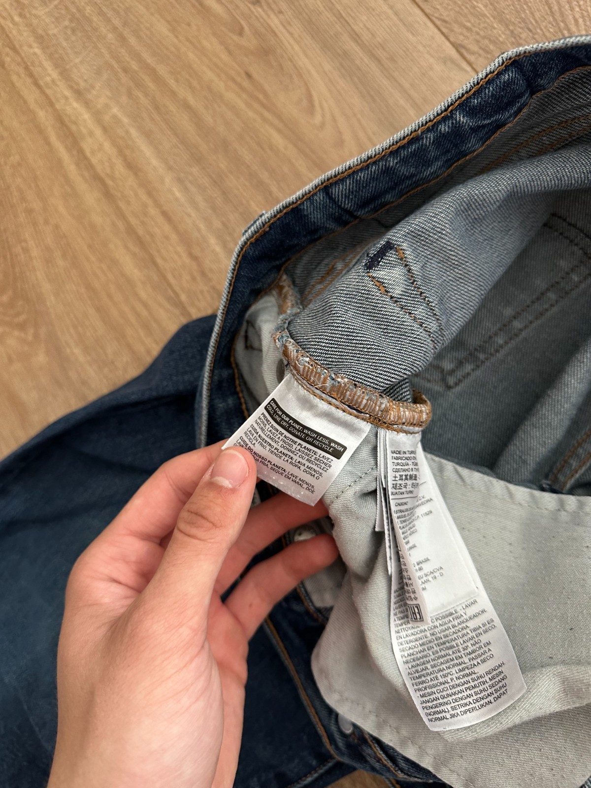 Levis 502 Taper Crafted Japan Selvedge Jeans Men Size 36×32