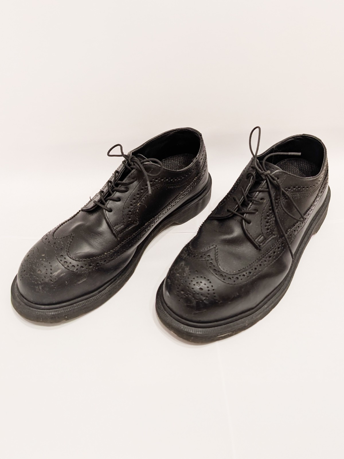 Dr. Martens SDM/1594 Black Leather Steel Toe Safety Work Shoes Men’s Size 10
