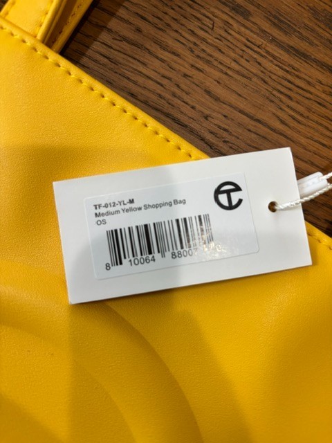 New Telfar Medium Yellow Shopping Bag