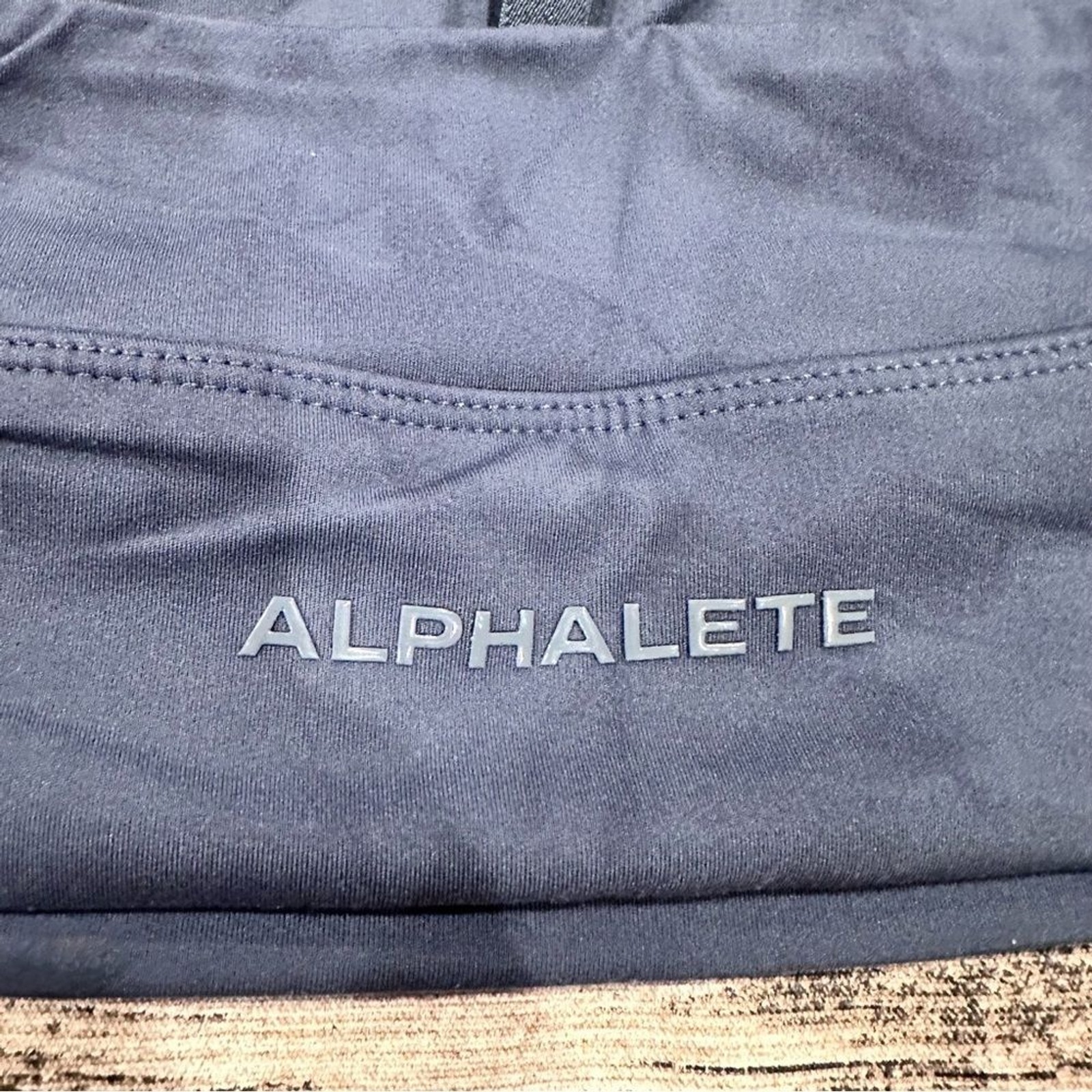 Alphalete Deep Blue Faint Tie Dye T-Back Sports Bra Size Small