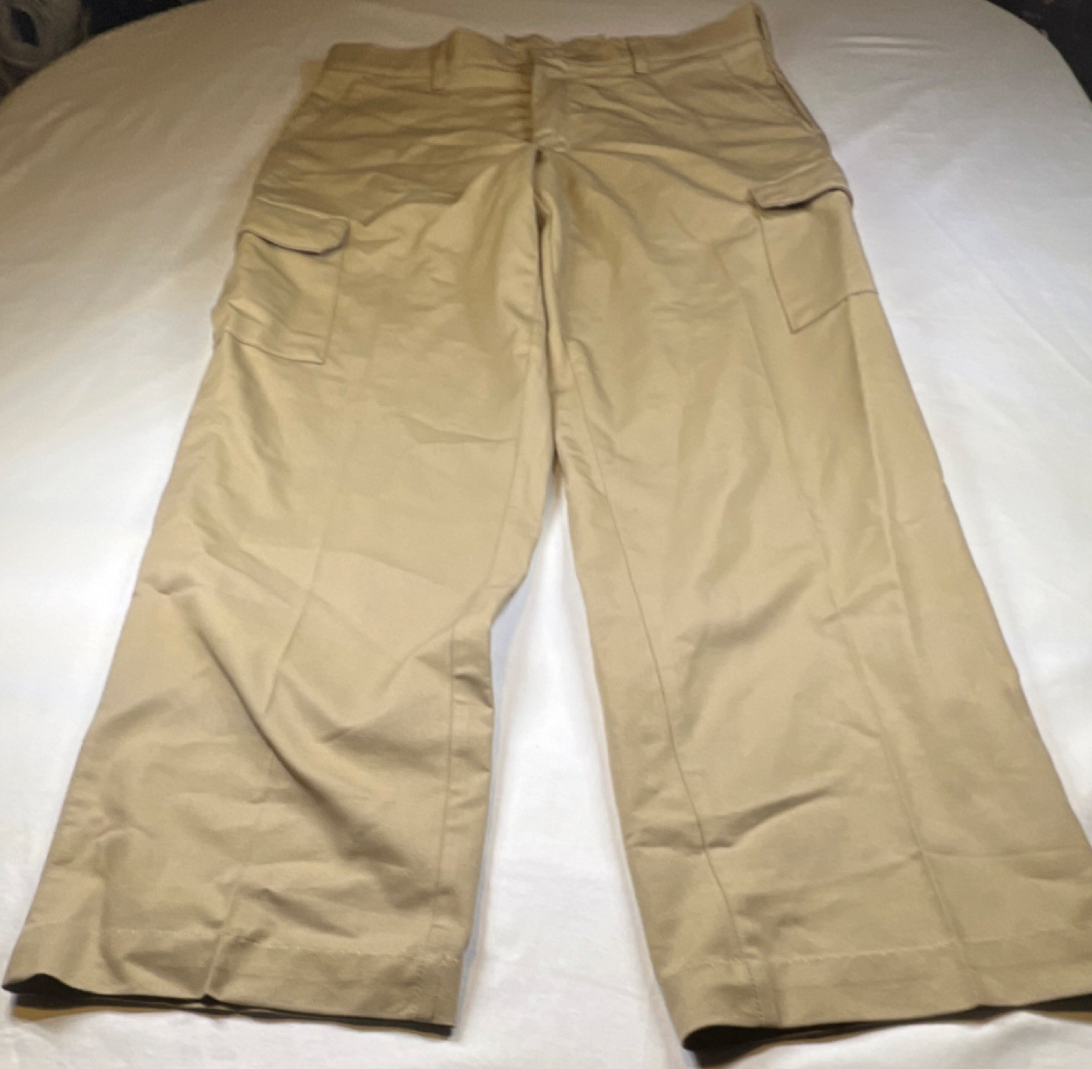 Red Kap Men’s Work Pants Beige Polyester Cotton 36×32 PT88KH2