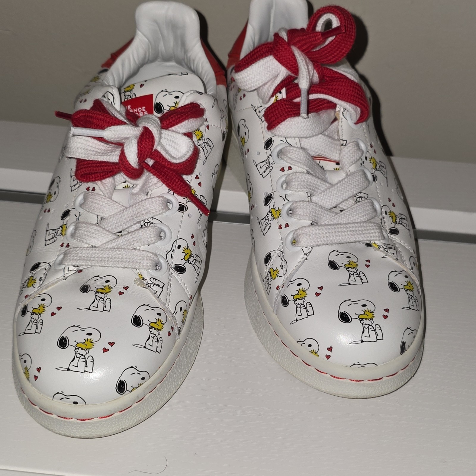Marc Jacobs The Tennis Shoe x Peanuts Snoopy Woodstock Leather White/Red