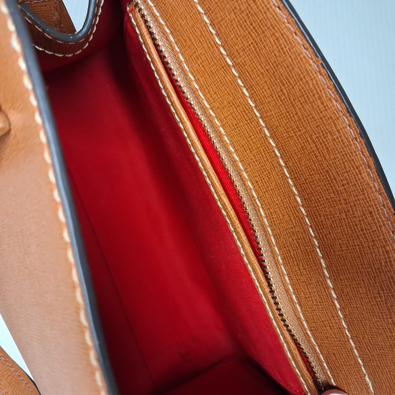 Dooney & Bourke Wexford Small Satchel Natural Tan Leather Crossbody Bag Handbag